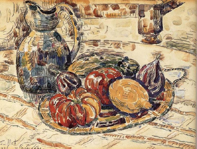 Paul Signac The still life having fruit Spain oil painting art